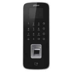 Lector autónomo y biométrico Dahua ASI1212D-D Huellas RFID Teclado TCP/IP RS-485 IP65 Wiegand26