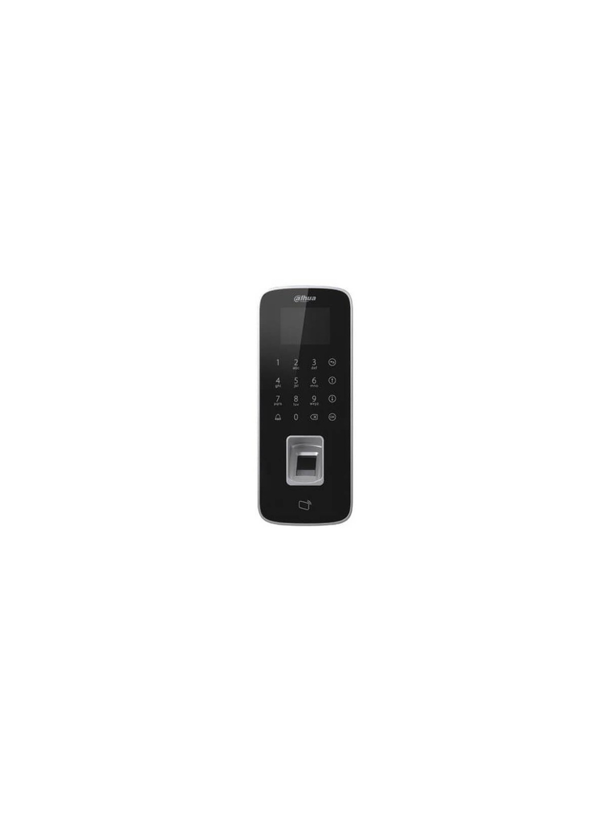 Lector autónomo y biométrico Dahua ASI1212D-D Huellas RFID Teclado TCP/IP RS-485 IP65 Wiegand26