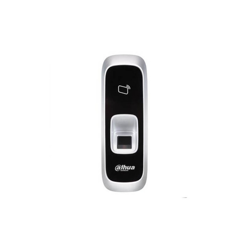 Lector de proximidad y biométrico Dahua ASR1102A-D Huellas RFID RS-485 Wiegand26