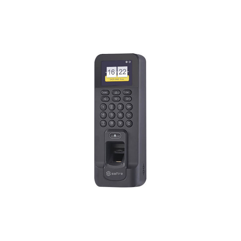 Control de accesos y presencia Safire SF-AC3011KMFD-IP Teclado Huellas Mifare