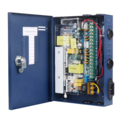 Fuente de alimentación  para pared 12VDC 10A (120W)  9 salidas PD-120-9-SLIM