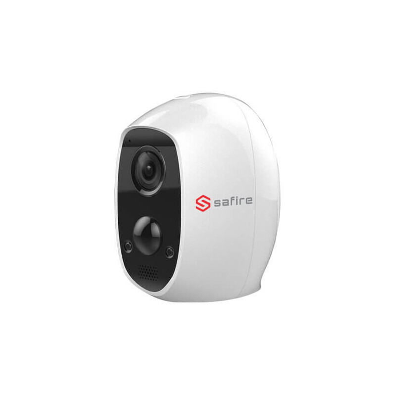 Cámara IP Safire SF-IPCU003-BAT-2W 2MP IR10m 2.2mm H264+ Wifi SD Audio Bateria