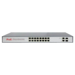 Switch      SW1816POE-C-250-B 18-port 10/100M POEx16 SFPx2 250W