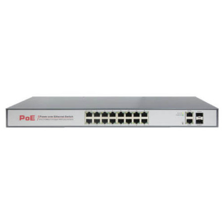 Switch      SW1816POE-C-250-B 18-port 10/100M POEx16 SFPx2 250W