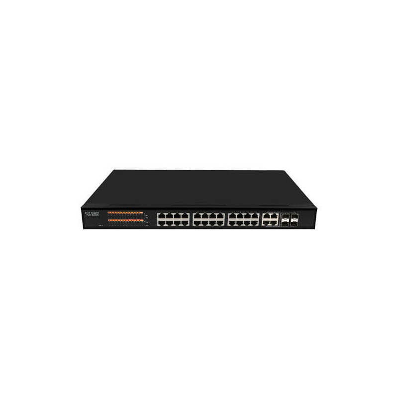 Switch    SW3224POE-GC-350 28-port 10/100/1000M POEx24 Combox4 350W