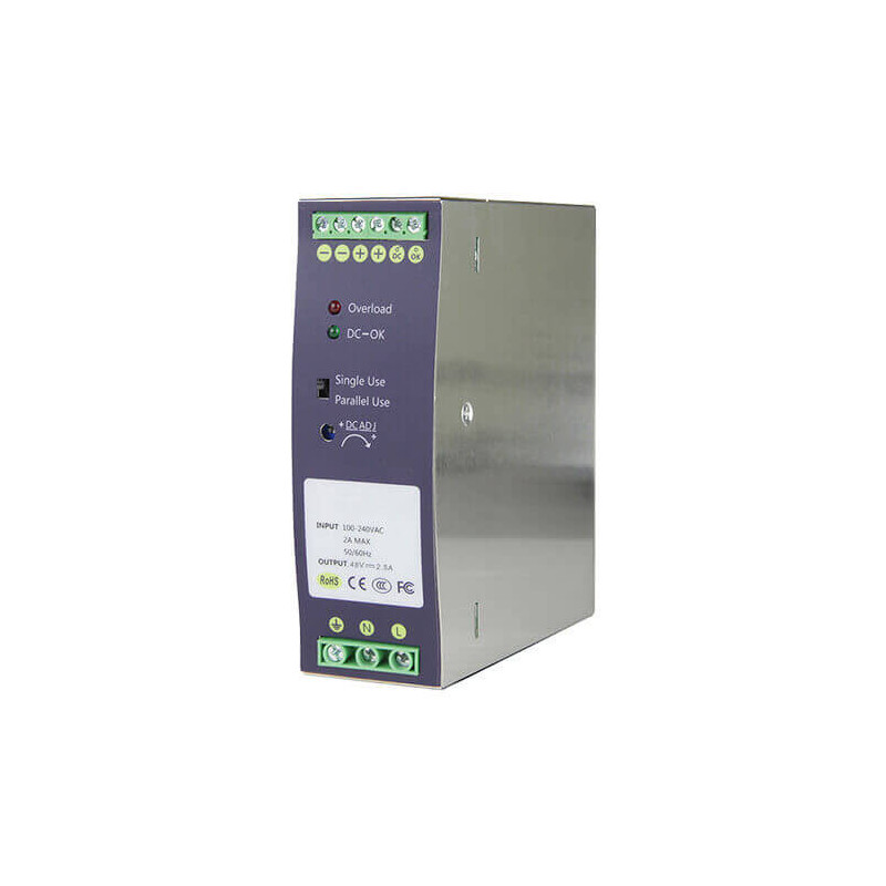 Fuente de alimentación carril DIN 48VDC 5A (240W) DC48V5A-DIN