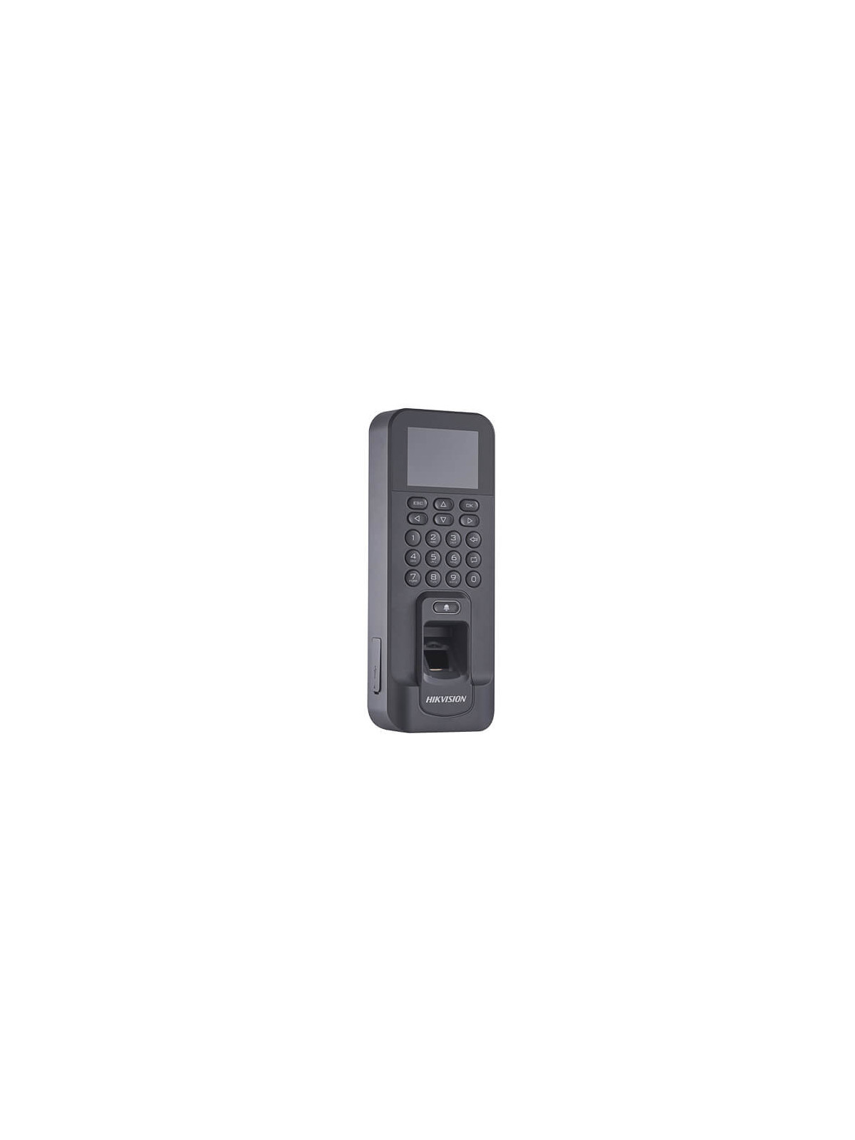 Terminal autónomo Hikvision DS-K1T804MF Huellas Mifare Teclado LCD 2.4"