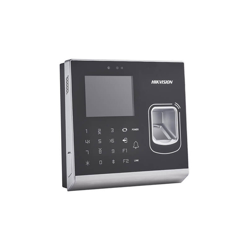 Terminal autónomo Hikvision DS-K1T201MF-C Huellas Mifare Teclado Cámara LCD 2.8"