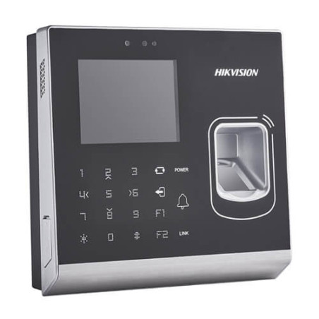 Terminal autónomo Hikvision DS-K1T201MF-C Huellas Mifare Teclado Cámara LCD 2.8"