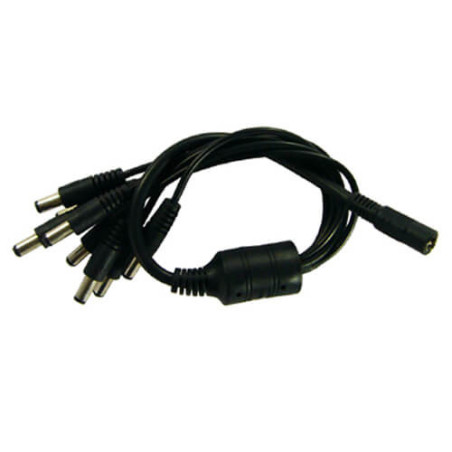 Cable alimentación  1 a 8 (1x2.1mm macho a 8x2.1mm hembra)