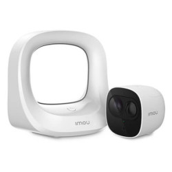 Cámara IP IMOU  B26EP 2MP IR20m 2.8mm H265 Wifi SD Audio PIR foco sirena bateria con estación base