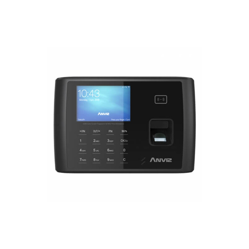 Control de presencia Anviz A350 Huellas RFID Teclado TCP/IP Wifi USB