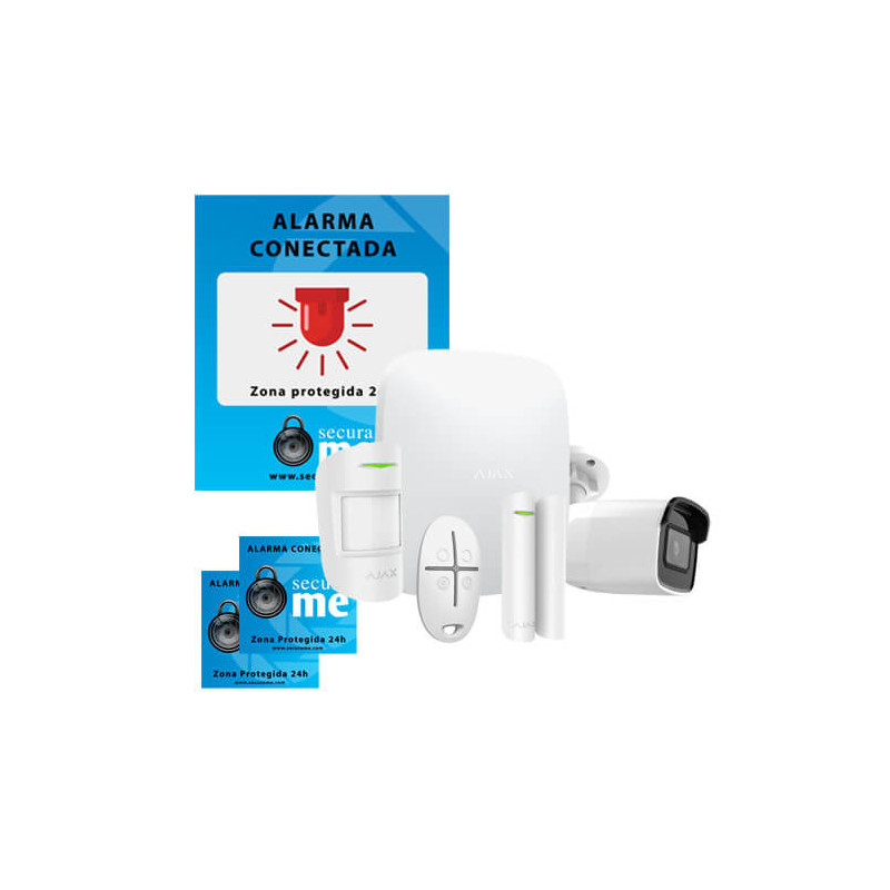Kit alarma Ajax  AJ-HUBKIT-CAM