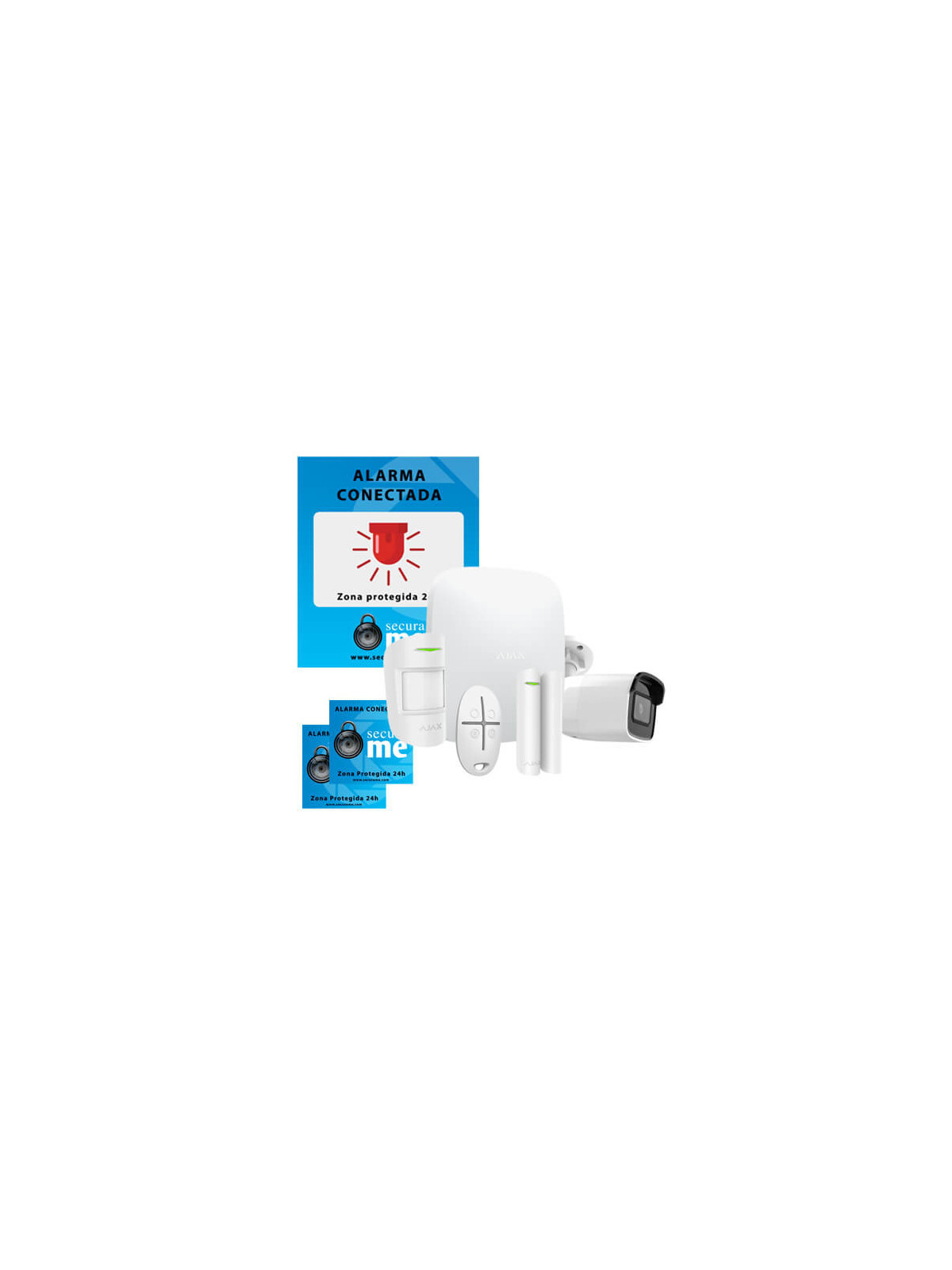 Kit alarma Ajax  AJ-HUBKIT-CAM