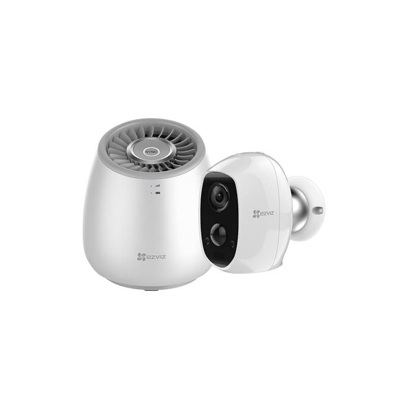 Cámara IP Ezviz EZ-C3A-WLB 2MP IR7m 2.8mm con estación base Wifi 4G