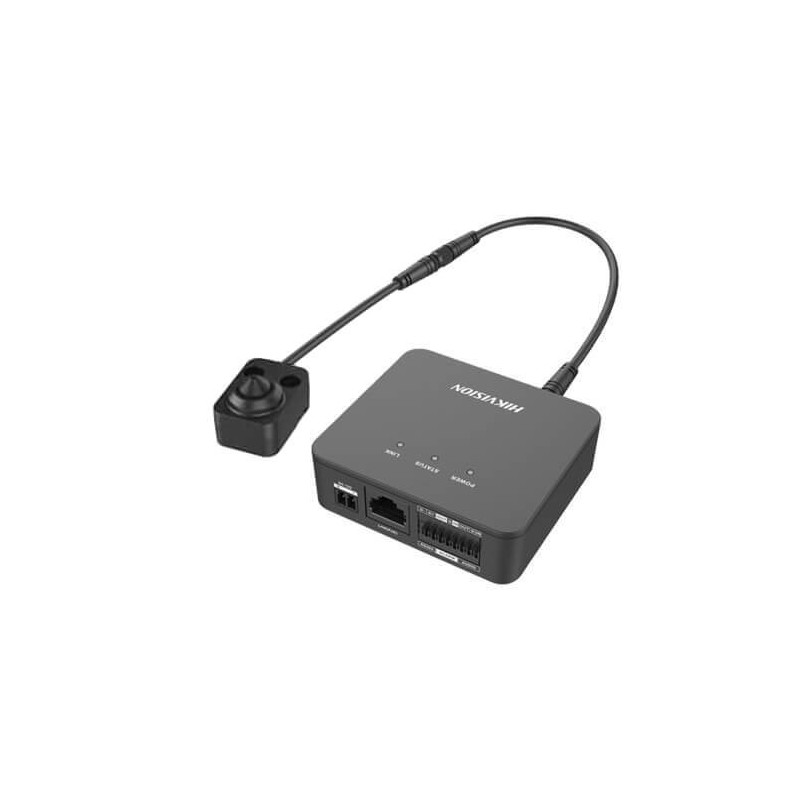 Cámara Pinhole IP Hikvision DS-2CD6425G1-20 2MP 0.005Lux 3.7mm pinhole H265+ POE SD WDR Audio Alarmas