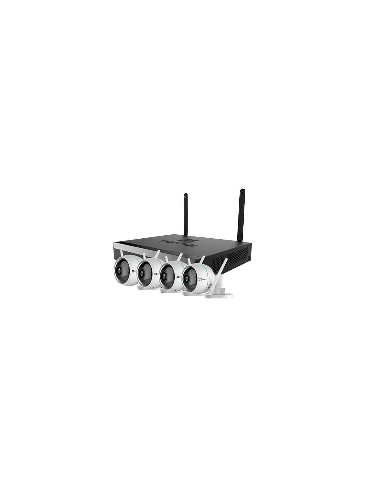 Kit videovigilancia wifi EZVIZ 4 cámaras  2MP