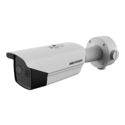 Cámara térmica IP Hikvision DS-2TD2617-3/V1 160x120 3mm (térmico) 2MP 4mm (óptico) IR40m H265 POE SD Audio Alarmas 40mK