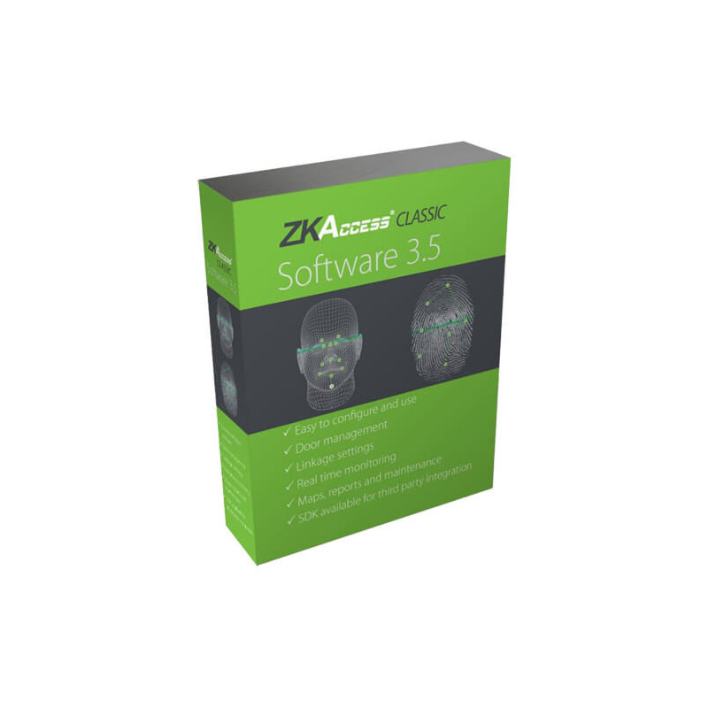 Licencia software control de accesos ZKTeco   ZK-ACCESS 50 puertas