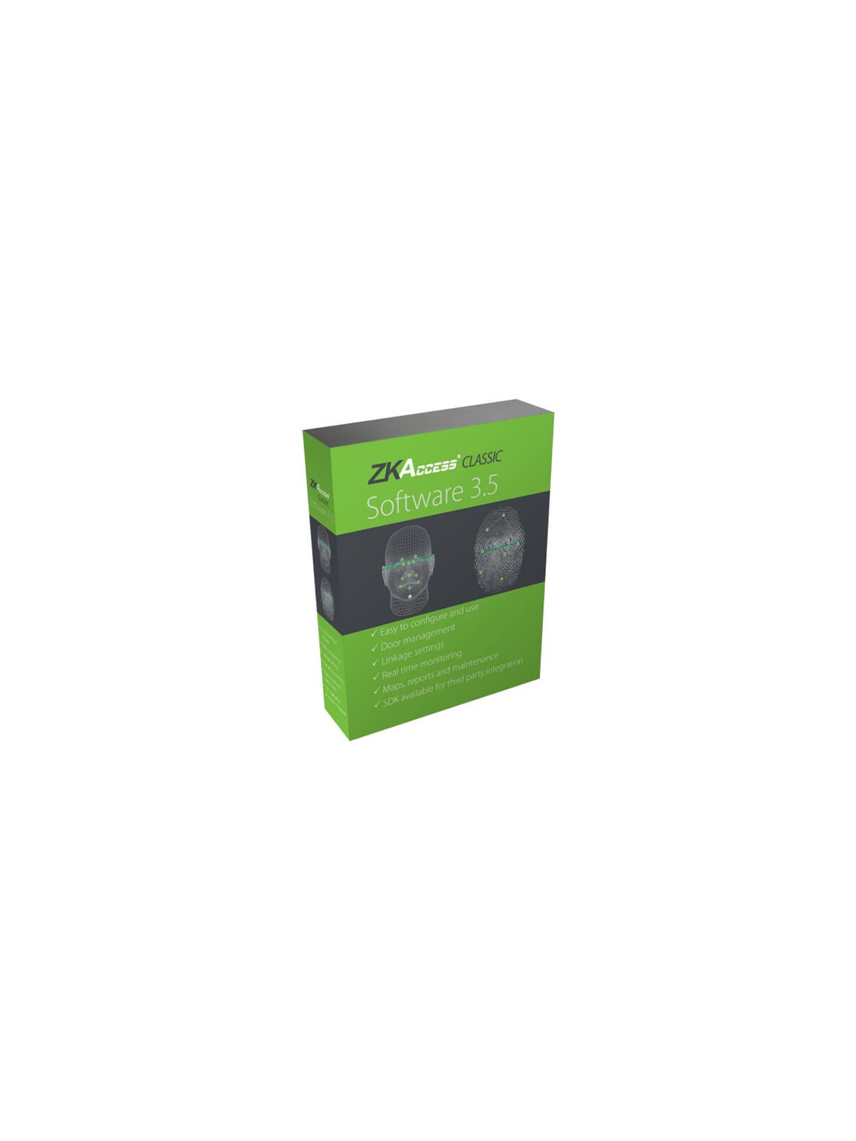 Licencia software control de accesos ZKTeco   ZK-ACCESS 50 puertas
