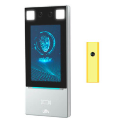 Control de accesos y presencia Uniview UV-OET-213H-BTS1 con reconocimiento facial