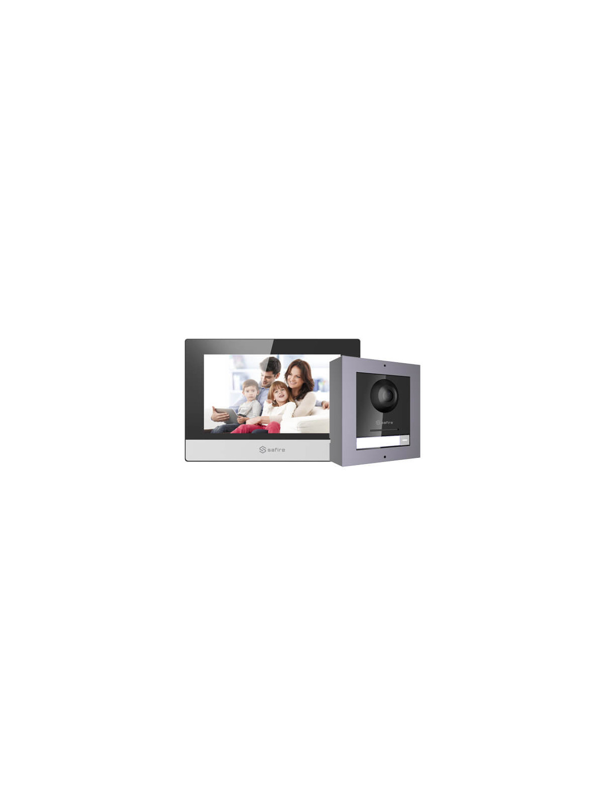 Kit videoportero  IP Safire SF-VIK001-S-IP con placa de 2MP para superfície
