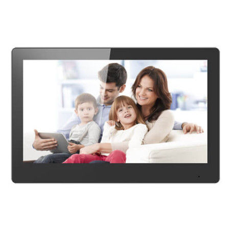 Monitor videoportero  IP Safire SF-VIDISP01-10WIP 10" (1024x600) Alarmas POE Wifi SD