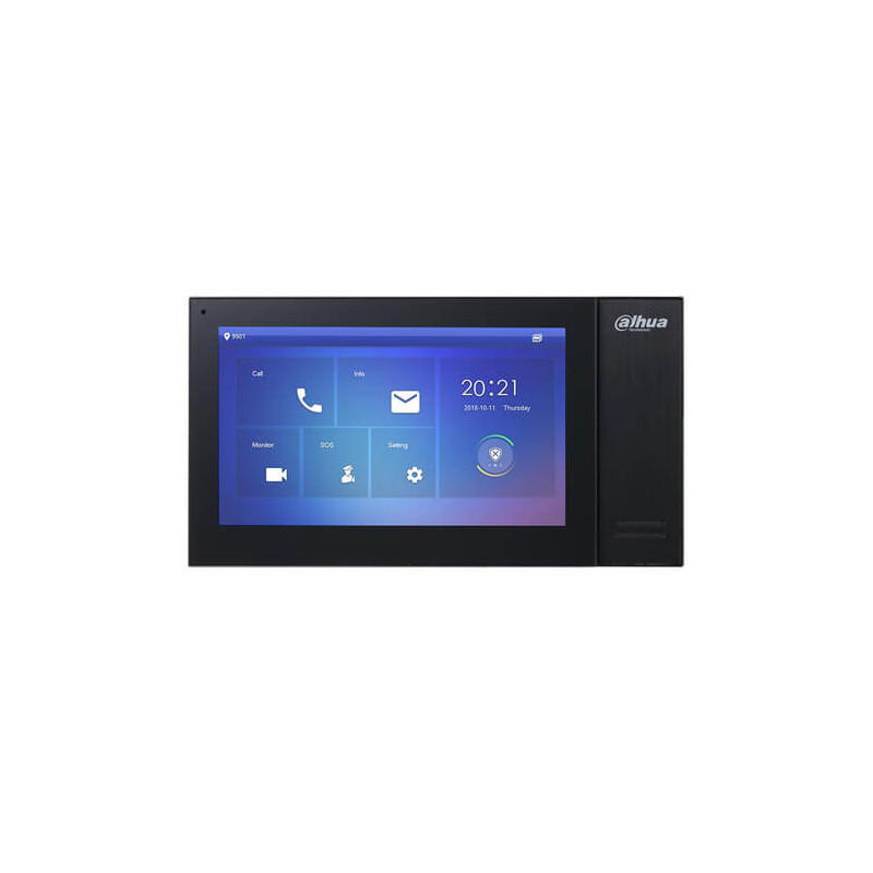 Monitor videoportero IP Dahua  VTH2421FB-P 7" (1024x600) POE SD Alarmas
