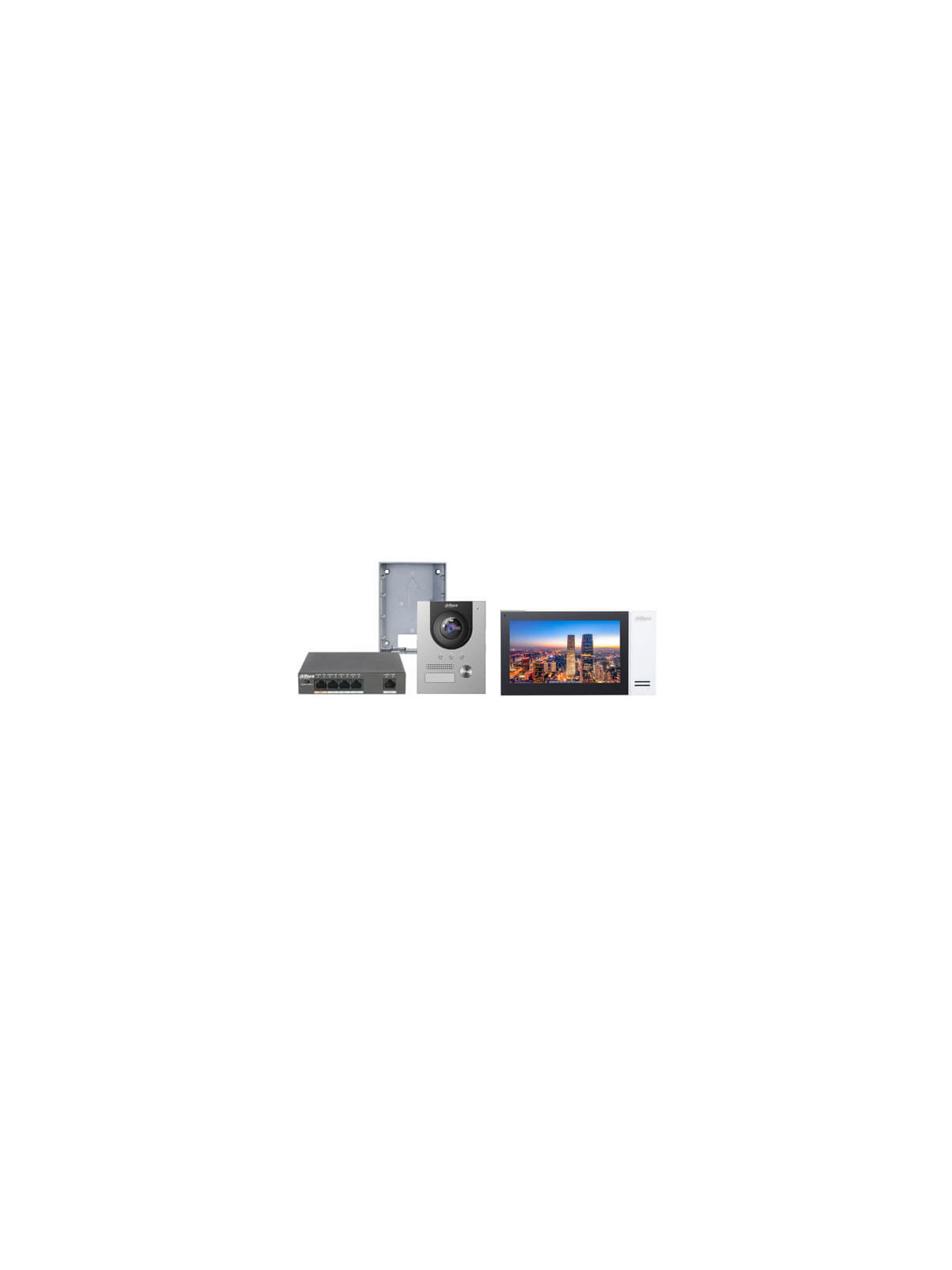 Kit videoportero  IP Dahua con cámara 2MP DHI-KTP01-S para superficie