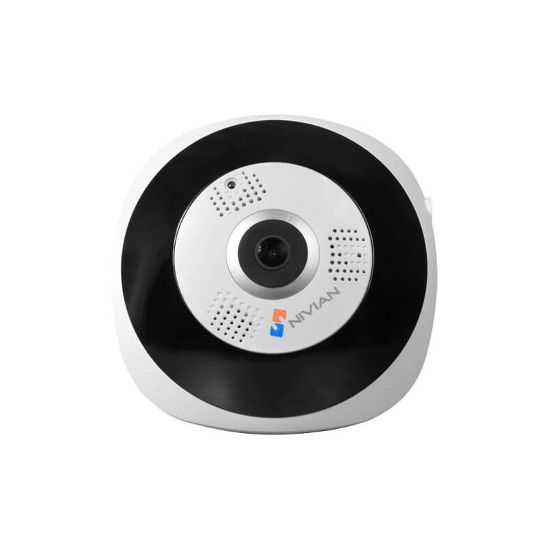 Cámara IP Nivian    NV-IPDM360A-3W 3MP IR10m 1.19mm H264 SD Wifi Audio Fisheye