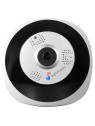 Cámara IP Nivian    NV-IPDM360A-3W 3MP IR10m 1.19mm H264 SD Wifi Audio Fisheye