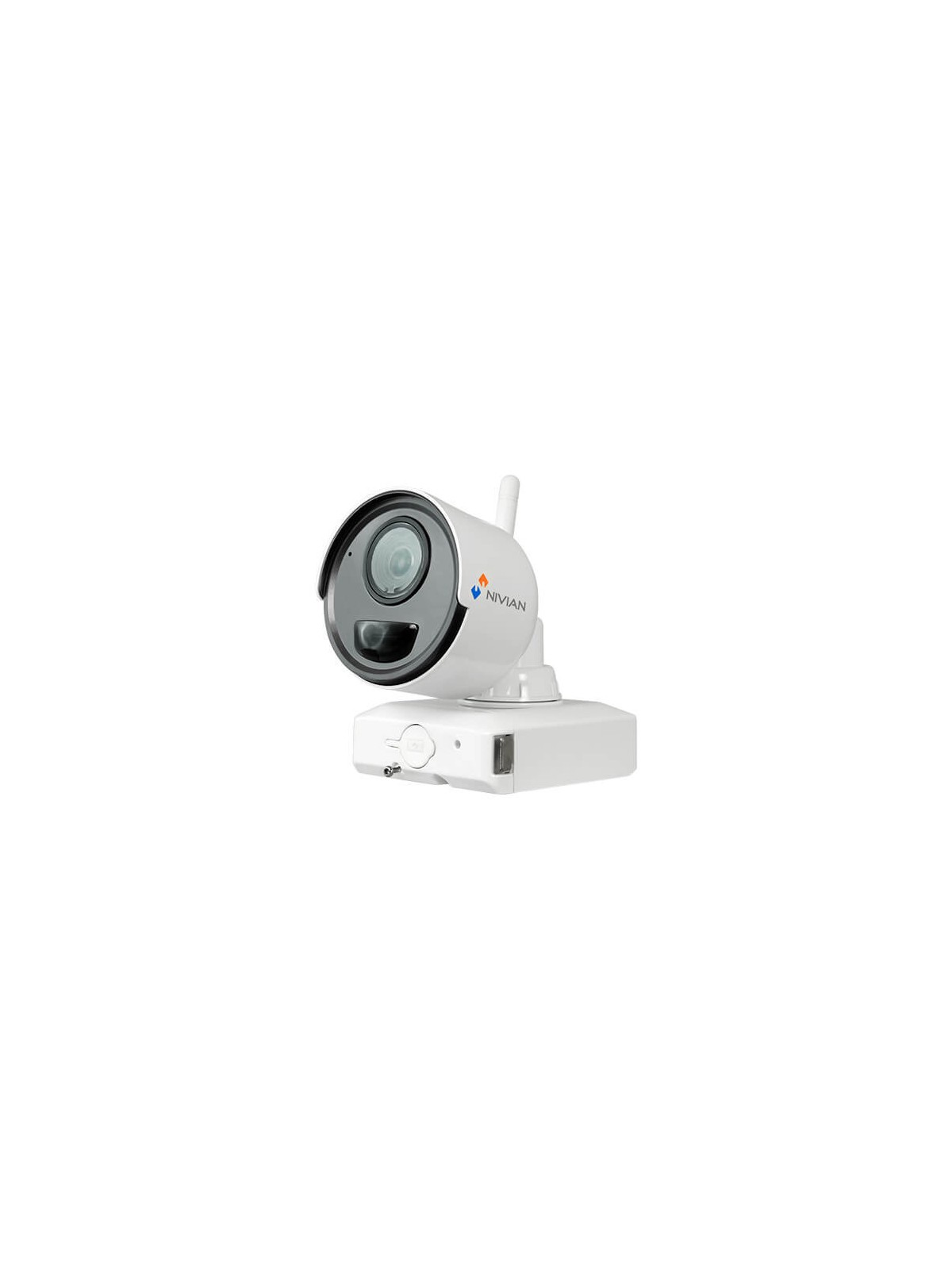 Cámara IP Nivian NV-IPB020A-2-BAT 2MP IR10m 2.8mm H264 Wifi Audio PIR