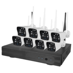 Kit videovigilancia wifi Nivian 8 cámaras  2MP NV-KIT820W-H