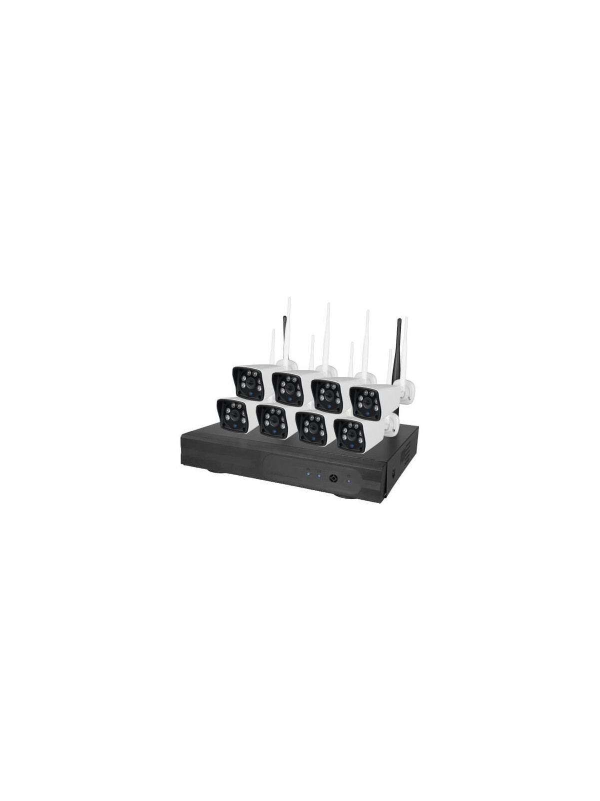 Kit videovigilancia wifi Nivian 8 cámaras  2MP NV-KIT820W-H