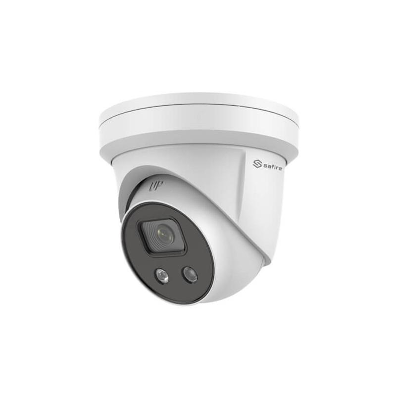 Domo IP Safire     SF-IPT838UWHA-4U-AI2 4MP IR30m 2.8mm H265+ POE SD WDR Audio Flash TrueSense2