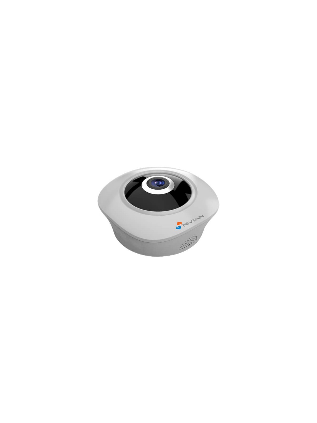 Cámara IP Nivian    NV-IPDM360A-2W 2MP IR10m 1.19mm H264 SD Wifi Audio Fisheye