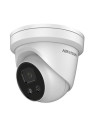 Domo IP Hikvision DS-2CD2346G2-ISU/SL 4MP PRO IR30m 2.8mm H265+ POE SD WDR Audio Alarmas Acusense