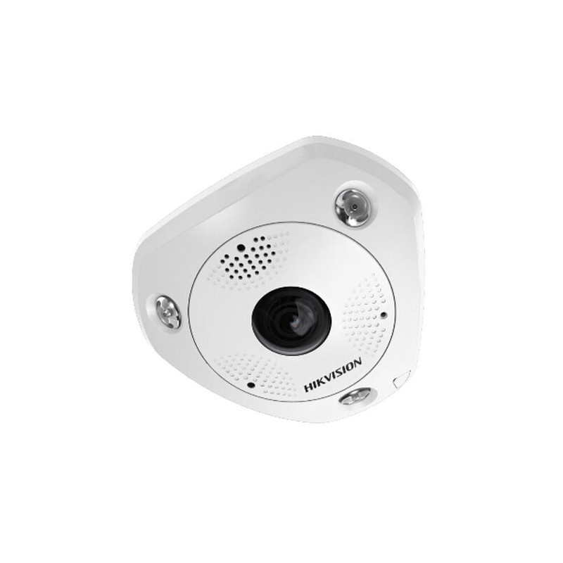 Cámara Panorámica IP Hikvision DS-2CD6365G0E-IVS 6MP IR15m 1.27mm (fisheye) ePTZ H265 POE SD Audio Alarmas IP67