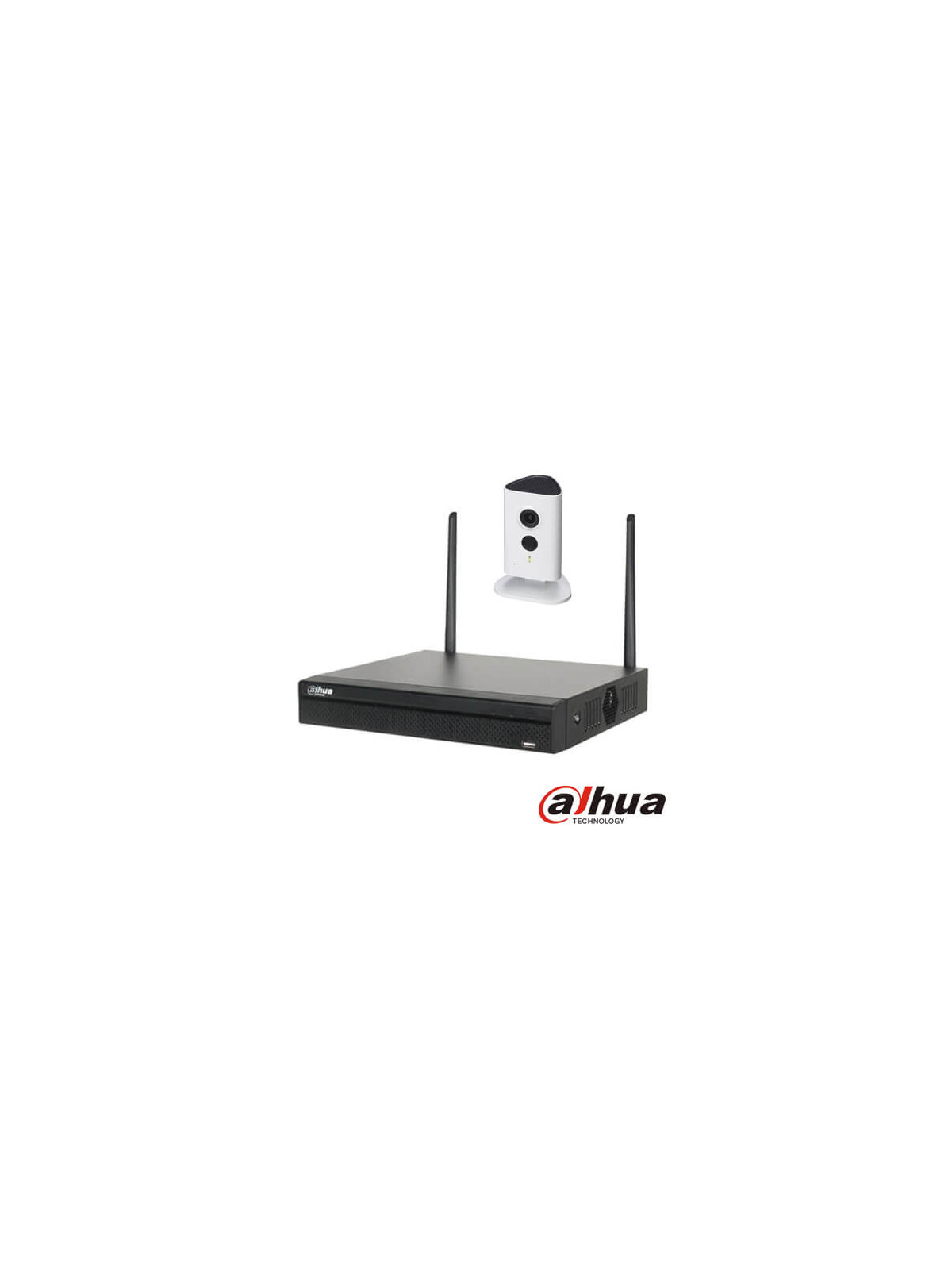 Kit videovigilancia wifi 2 cámaras IP Dahua  C35 3MP disco duro 1Tb
