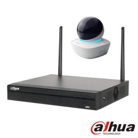 Kit videovigilancia wifi 3 cámaras IP Dahua A35 3MP disco duro 1Tb