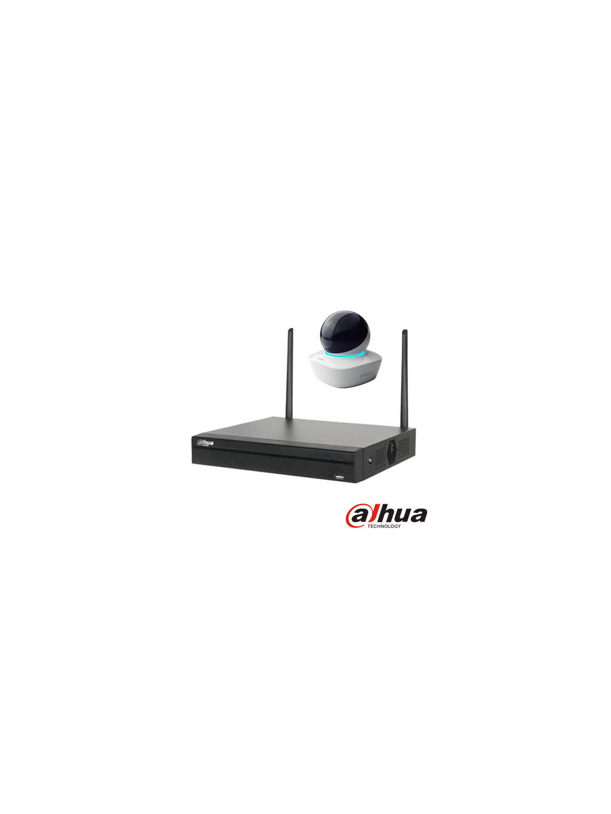 Kit videovigilancia wifi 3 cámaras IP Dahua A35 3MP disco duro 1Tb