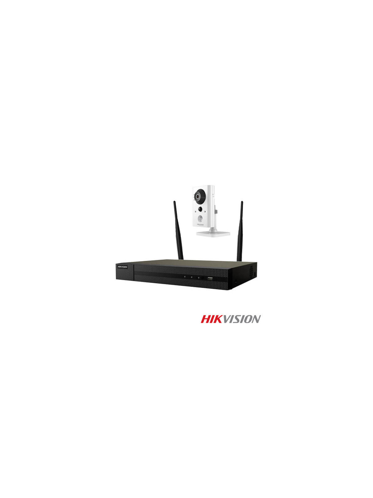 Kit videovigilancia wifi 2 cámaras IP  Hikvision  C220 2MP disco duro 1Tb