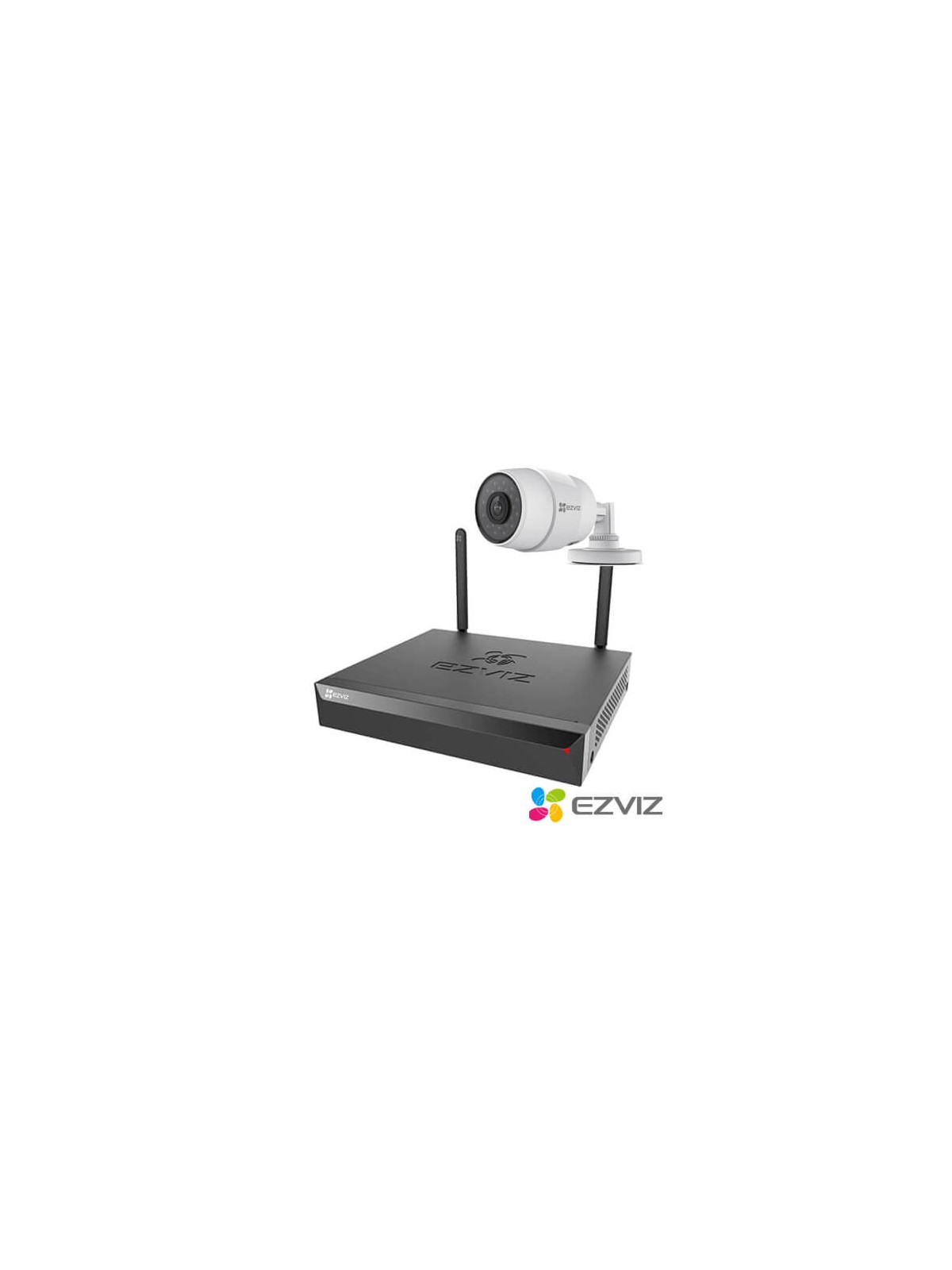 Kit videovigilancia wifi 3 cámaras IP EZVIZ  C3C 1MP disco duro 1Tb