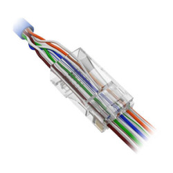 Conector  red RJ45 UTP Cat5 rápido (CAT5-EZ)