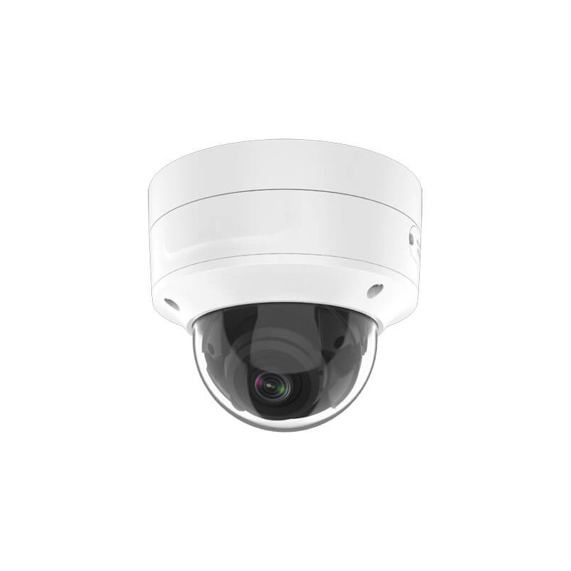 Domo IP Safire  SF-IPD825ZUWH-4U-AI2 4MP IR30m 2.8-12mm motorizada H265+ POE SD WDR Audio Alarmas TrueSense2