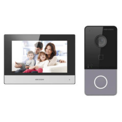 Kit videoportero  IP Hikvision DS-KIS603 con placa wifi de 2MP