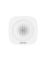 Sirena Hikvision AXPRO DS-PS1-I-WE para interior (110db) con luz azul