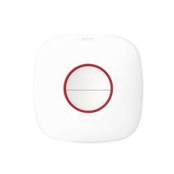 Botón de pánico doble Hikvision AXPRO DS-PDEB2-EG2-WE