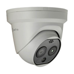 Cámara térmica IP Safire SF-IPTD011DHA-6D4 160x120 6mm (térmico) 4MP 8mm (óptico) H265+ POE SD Audio Alarmas 40mK