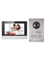Kit videoportero 2 hilos Safire SF-VIK004-S-2 con placa de 2MP para superfície